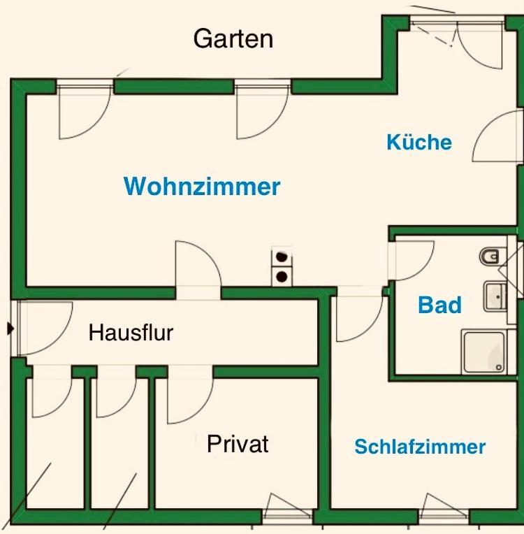 Ferienwohnung Green Garden Berlin Exterior foto